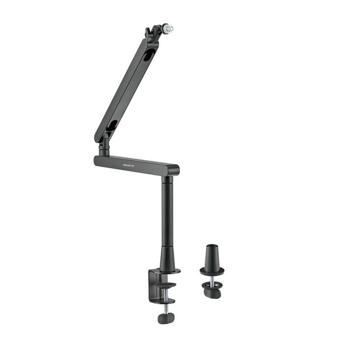 a microphone boom arm with clamp