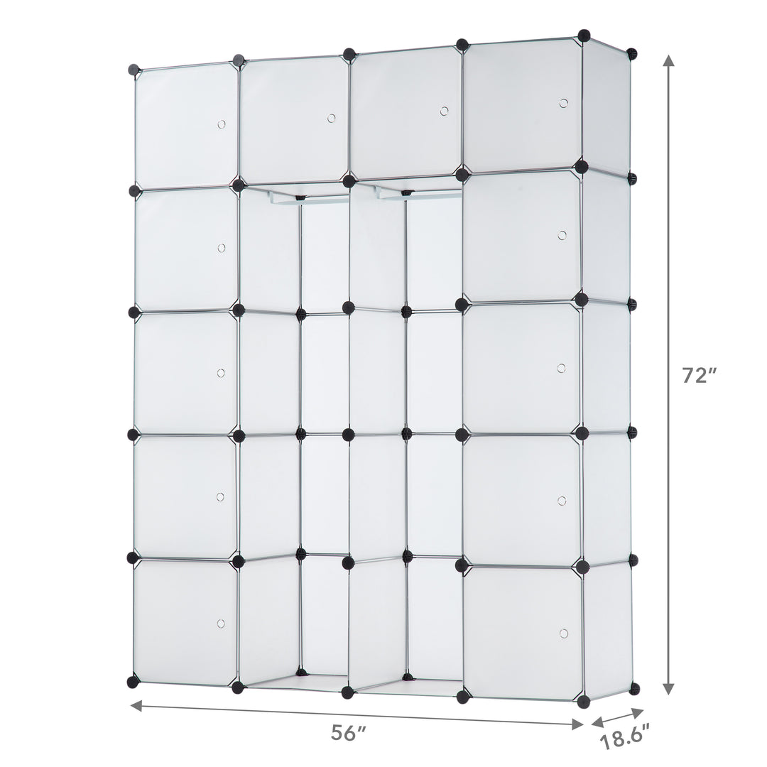 Modular Wardrobe Storage Organizer - 12 Cubes