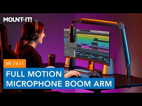 Full Motion Microphone Boom Arm