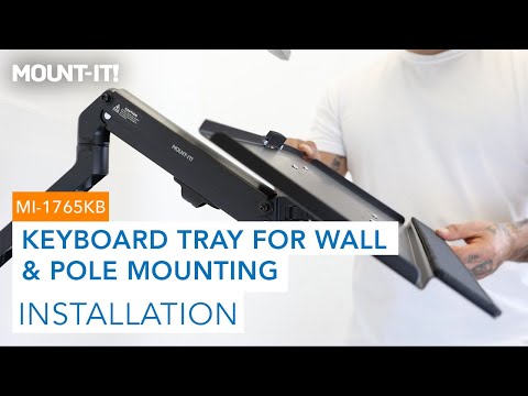 Counterbalance Keyboard Tray Arm for Wall and Pole Mounting