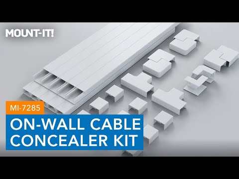 On-Wall TV Cable Concealer Kit