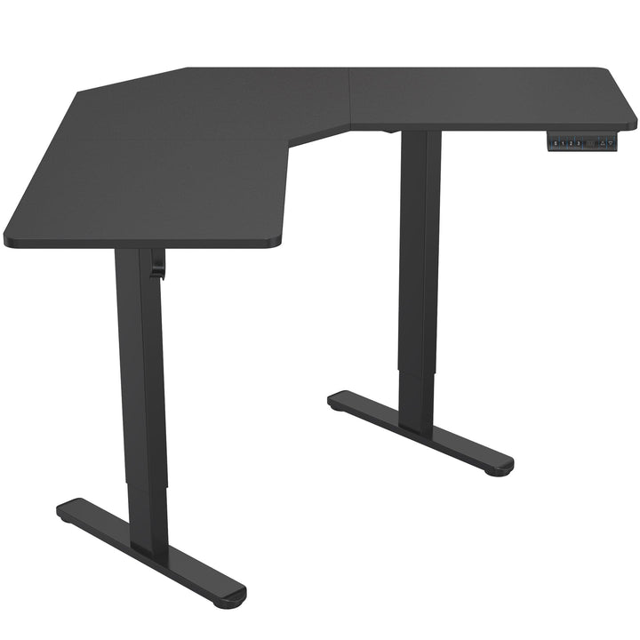 Height Adjustable Corner Sit-Stand Desk