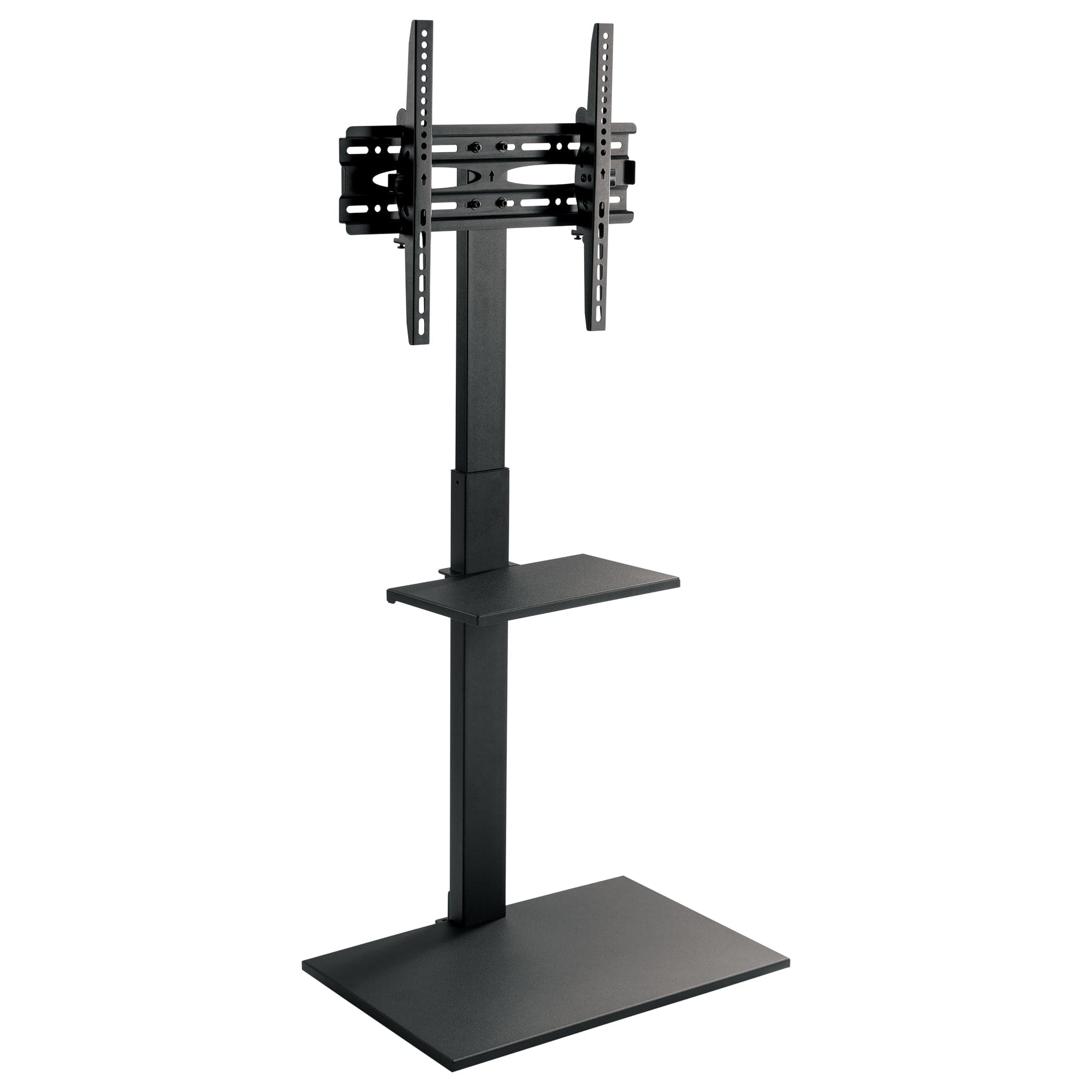 Height Adjustable TV Stand with Shelf - Mount-It!
