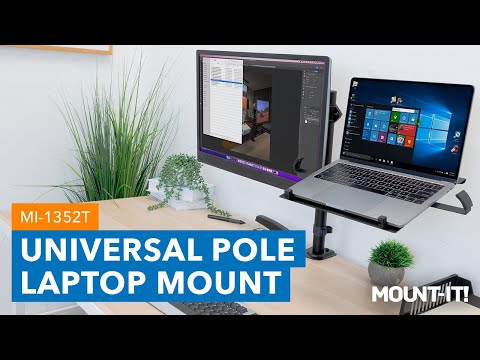 Pole Mount Laptop Holder