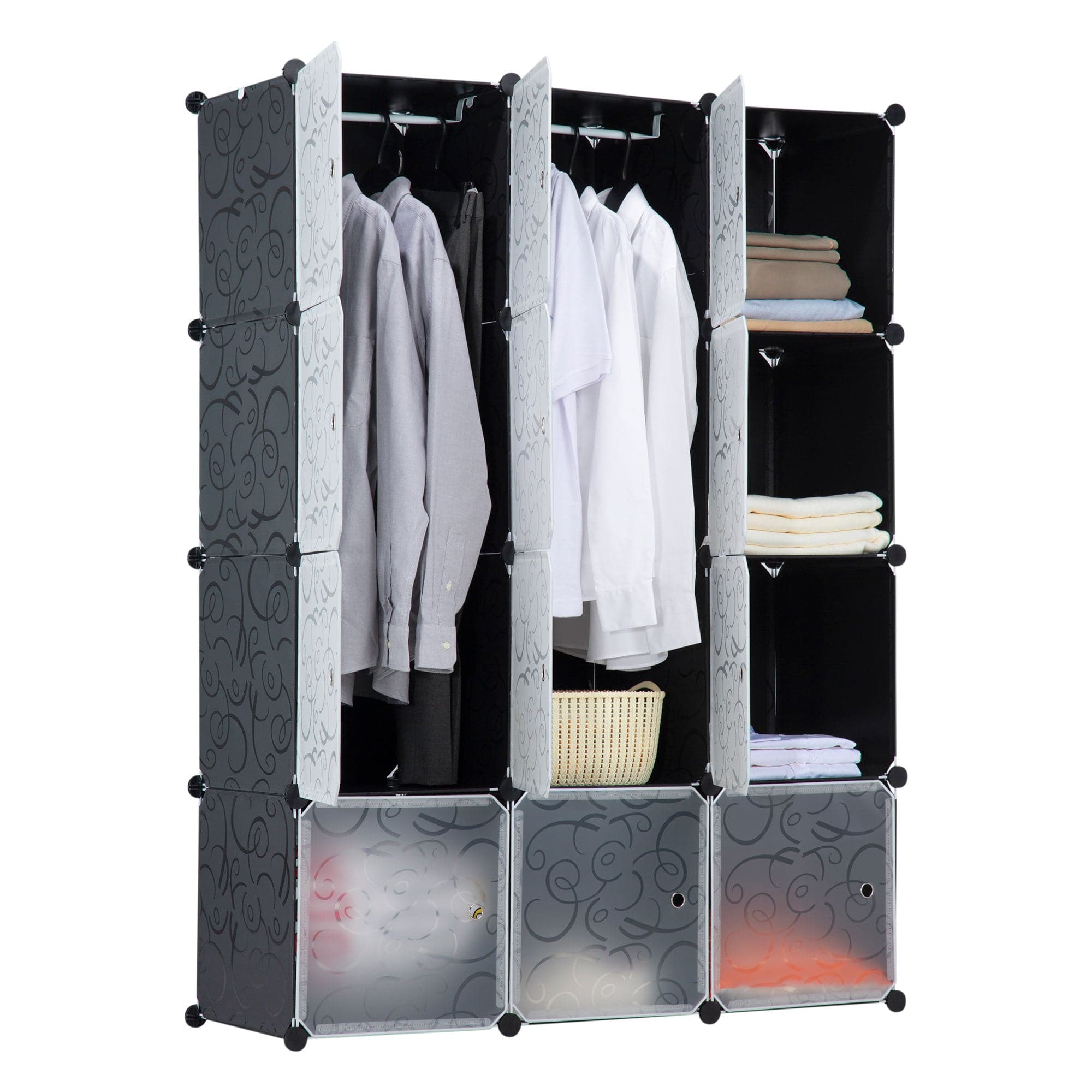 GIMTRR Closet Organizers, 16-Cube Closet Storage Shelves, Closet Organizers  and Storage, Portable Closet Organizer Shelves, Cube Storage Cabinet