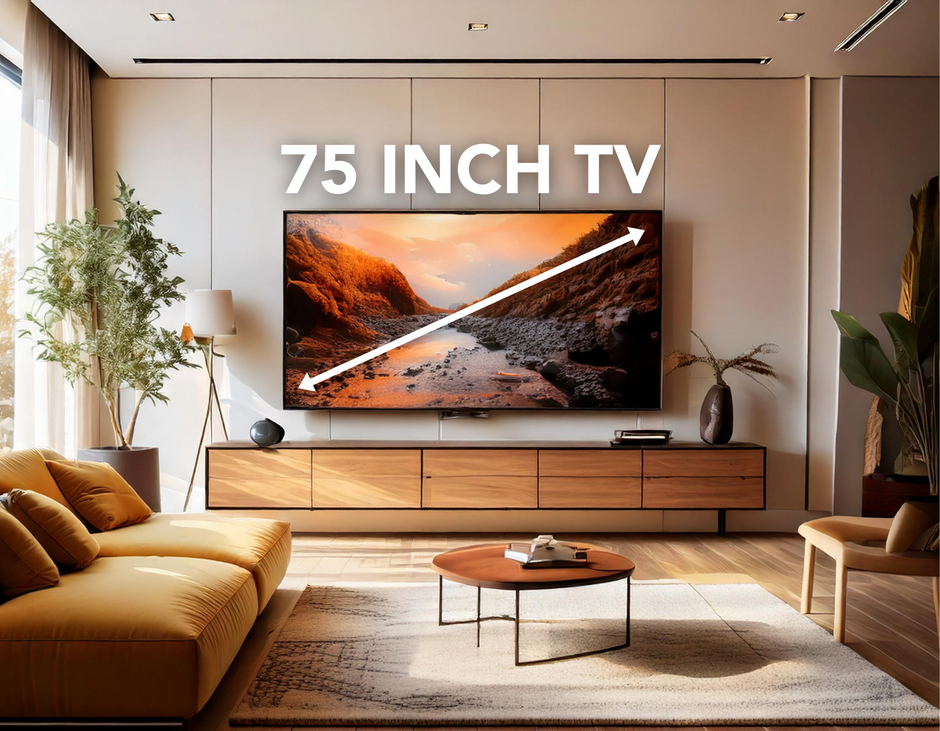 Dimensions of a 75 Inch TV – Mount-It!