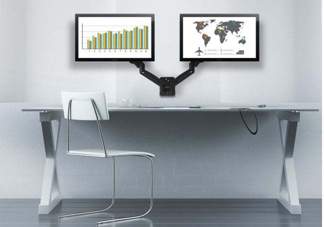 Monitor Wall Mounts Maximize Space Opportunity In Your Workstation