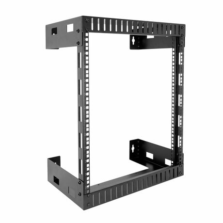 Server and Networking Racks - 12U Black Steel Open Frame Wall Rack - Mount-It! - MI-7633