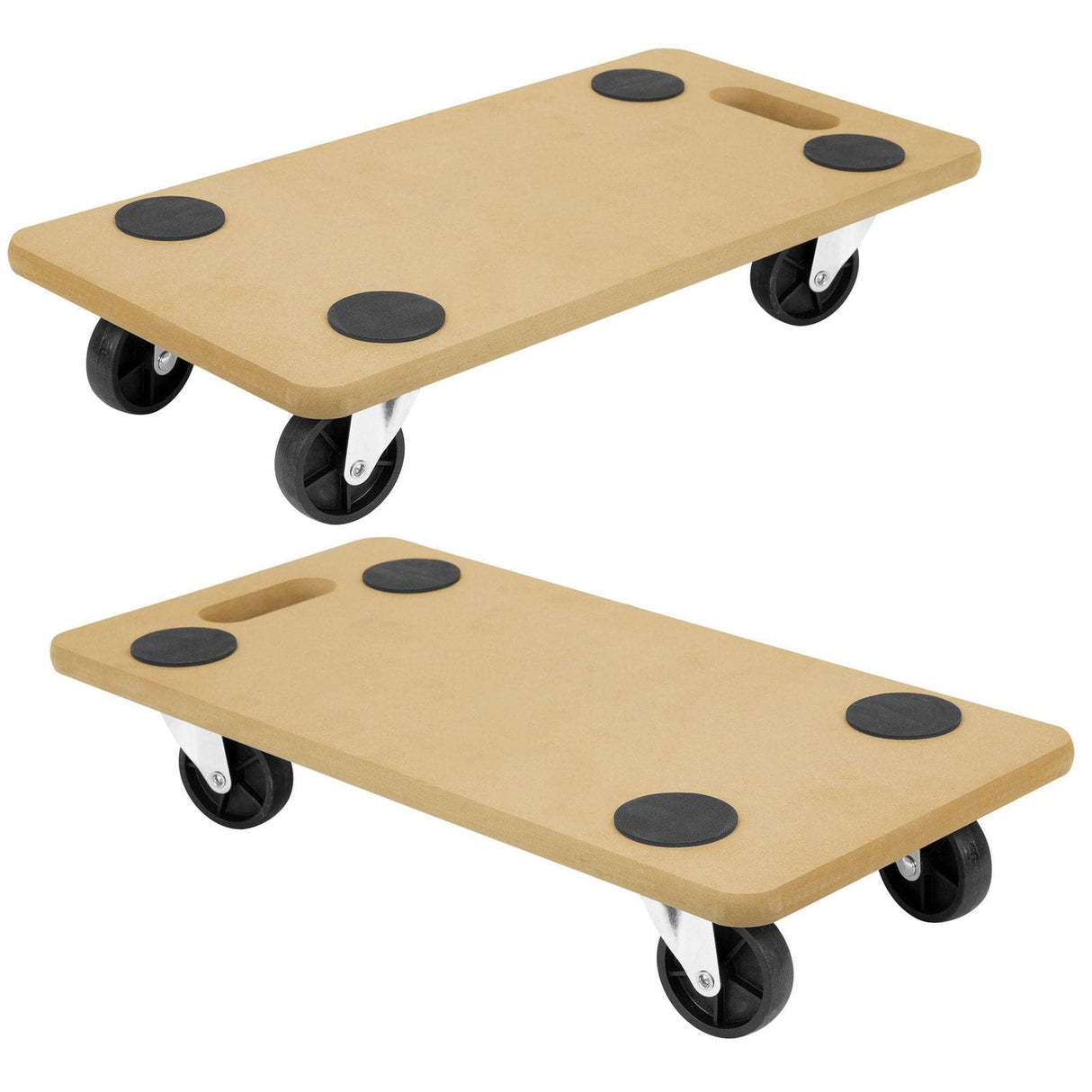 2 Units Hand Truck - Small Platform Wooden Mover Dolly - Mount-It! - MI-927