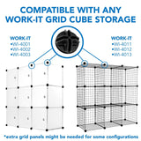 Storage Crate - 24 Piece Storage Cube Connector - Mount-It! - WI-4010