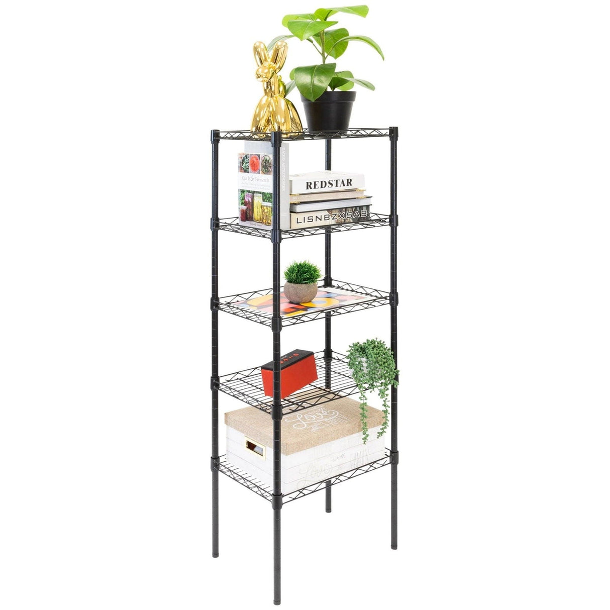 Storage - 5 Tier Metal Shelving Unit - Mount-It! - MI-7861