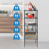 Storage - 5 Tier Metal Shelving Unit - Mount-It! - MI-7861