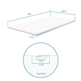 Tabletop - 60" Tabletop for Sit-Stand Desk - Mount-It! -