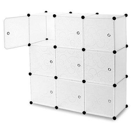 9 Cubes Storage Crate - Modular Cube Storage Organizer - Mount-It! - WI-4001