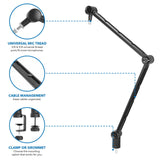 Adjustable Microphone Boom Arm - Mount-It!