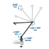 Adjustable Microphone Boom Arm - Mount-It!