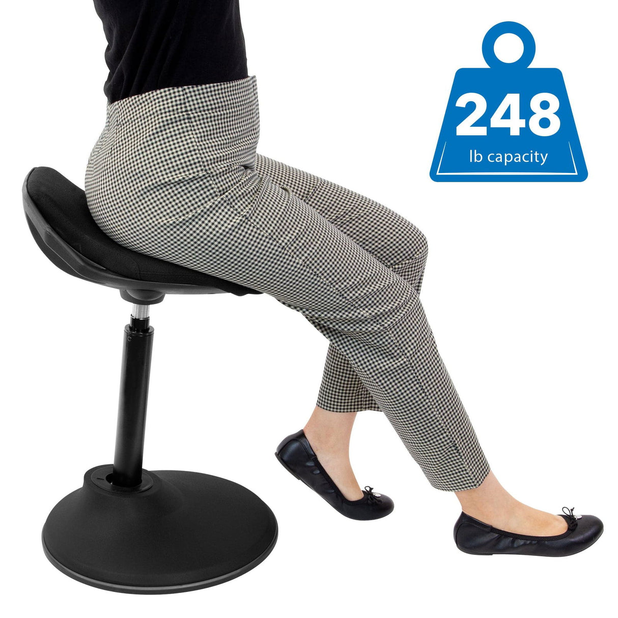 Ergonomic Sit Stand Stool - Mount-It!