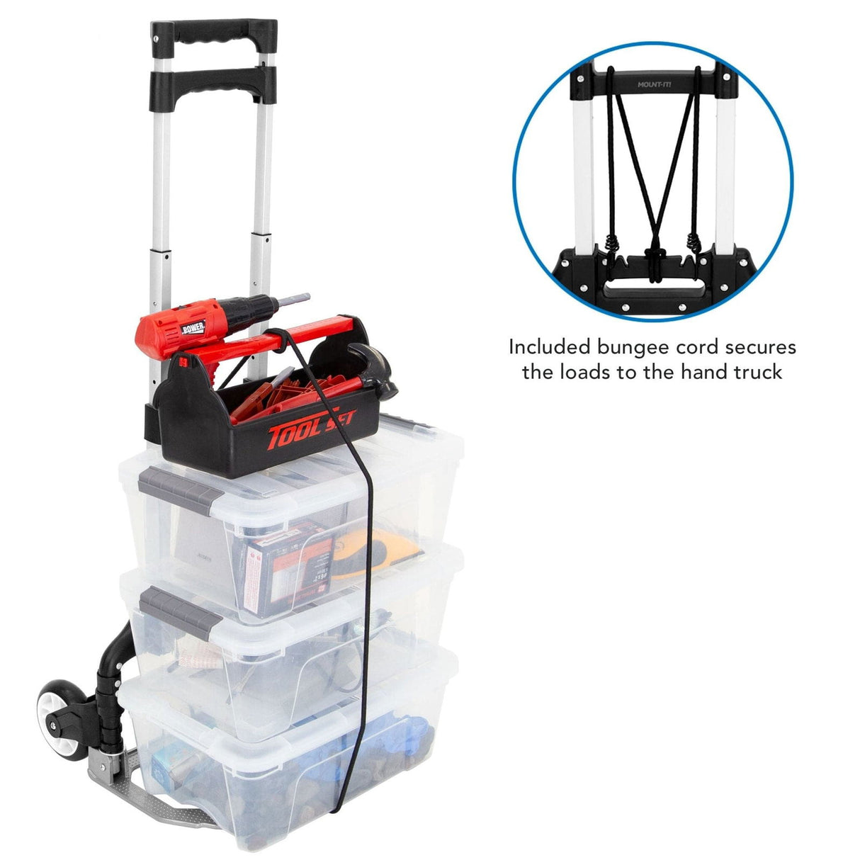 Folding Hand Truck/Luggage Cart - Mount-It!