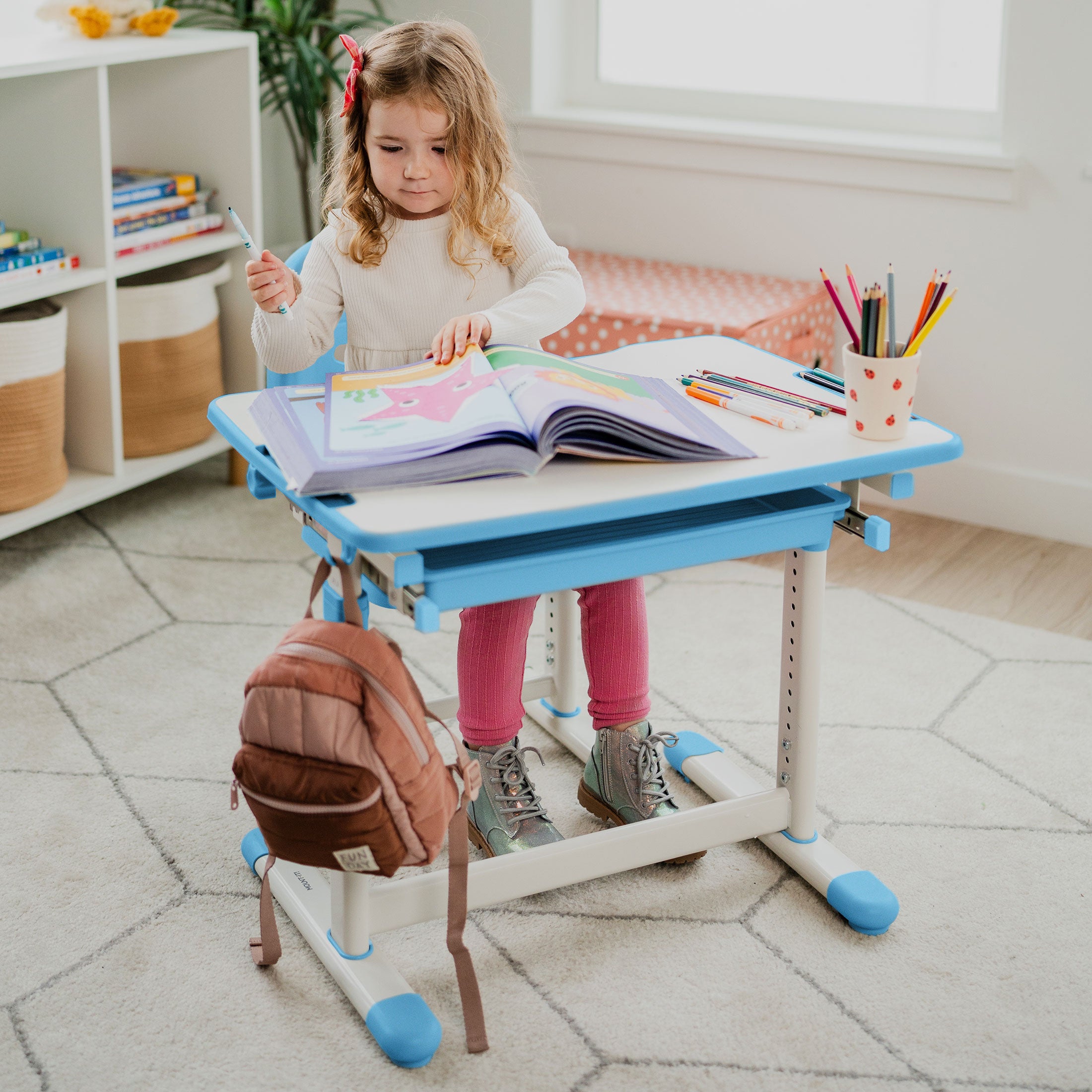 Learning Desk And Chair For Kids/kids study table - Table For Kids, Study  Table For Kids, Kid's Reading Table