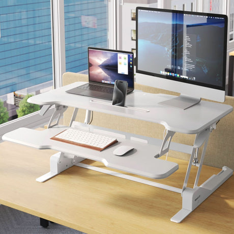 Standing Desk Converter with 38" Desktop