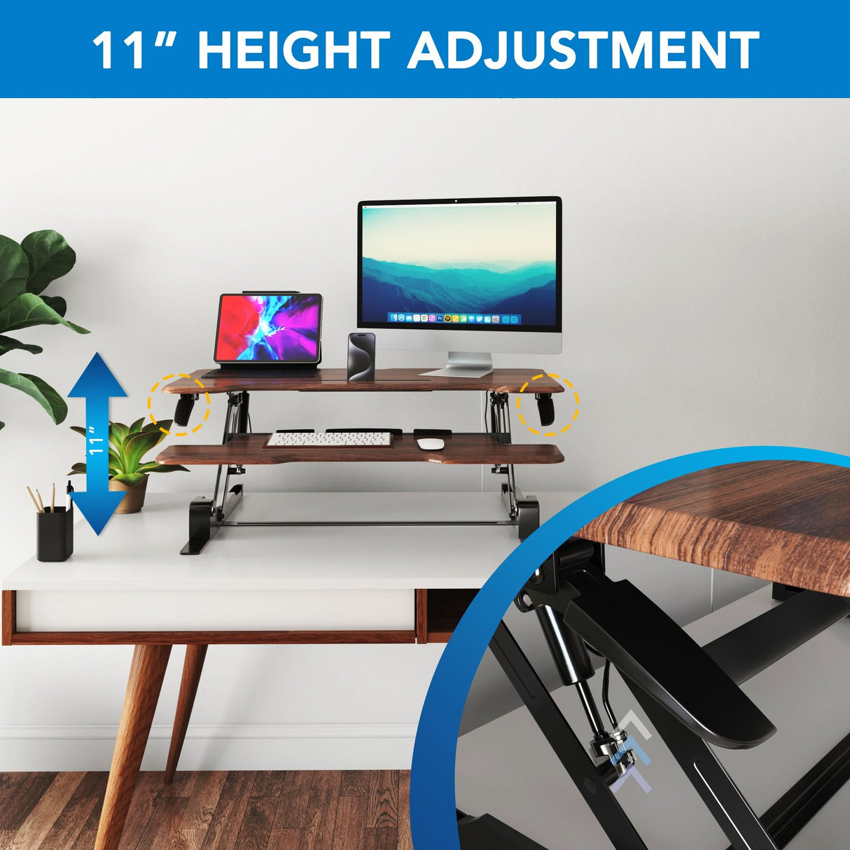 Standing Desk Converter with 38" Desktop