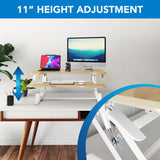 Standing Desk Converter with 38" Desktop