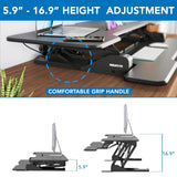 Large Standing Desk Converter with 47" Desktop