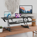 Large Standing Desk Converter with 47" Desktop