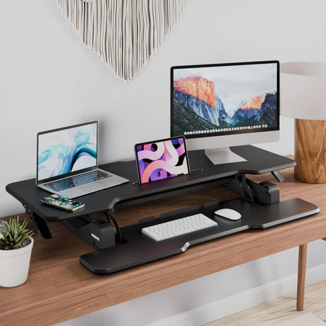 Large Standing Desk Converter with 47" Desktop