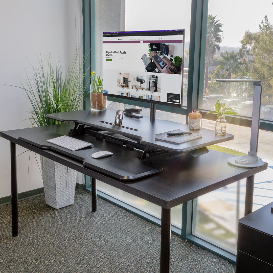 Large Standing Desk Converter with 47" Desktop