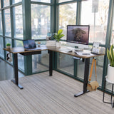 Large Electric Height Adjustable Corner Standing Desk