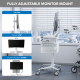 Monitor Mount for MedHub Mobile Workstations