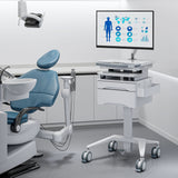 MedHub Mobile Workstation with Drawers and Monitor Arm