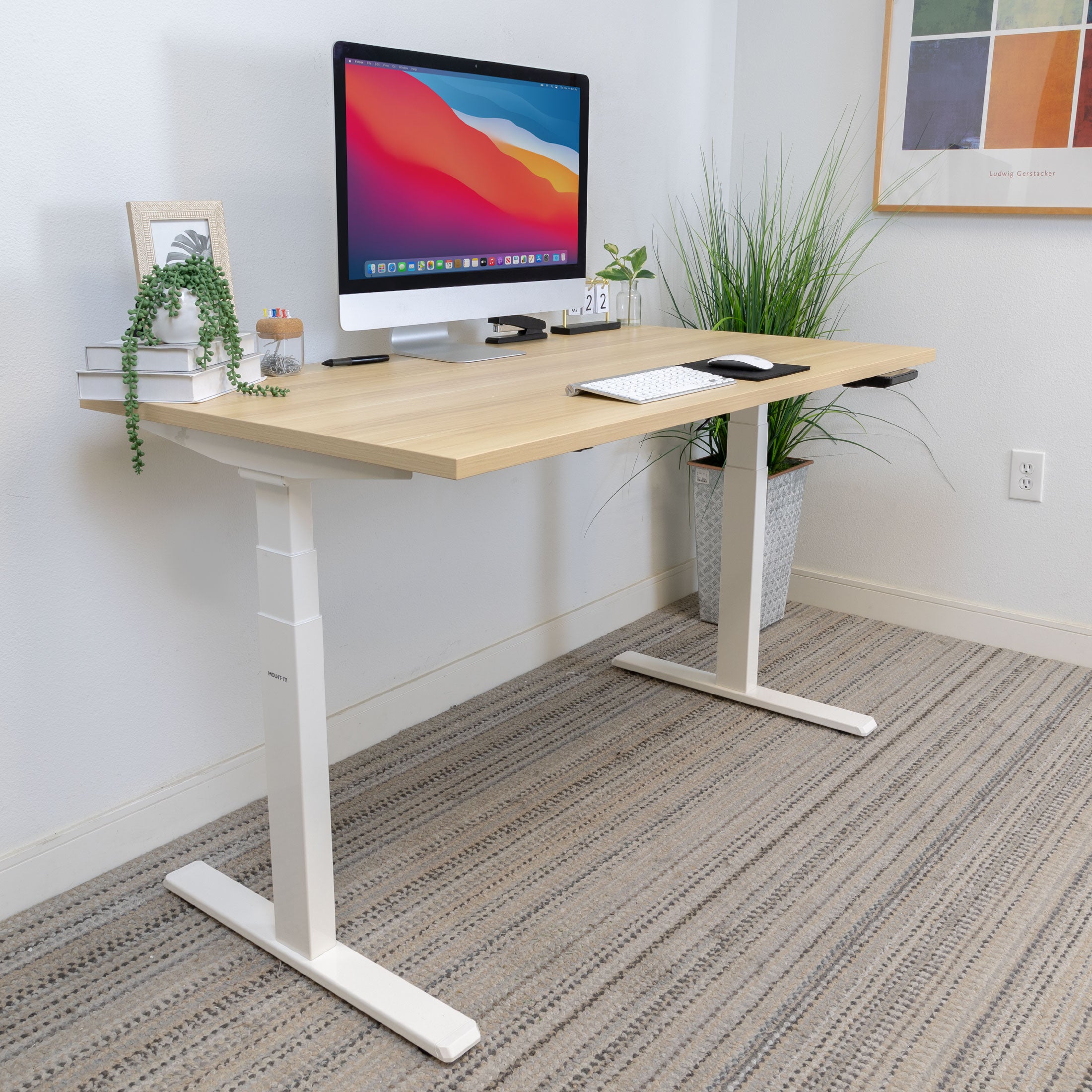 Ultimate Dual Motor Electric Standing Desk with 55" Tabletop