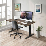 Electric Standing Desk with 55" Tabletop - Black Base