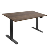 Electric Standing Desk with 55" Tabletop - Black Base