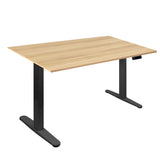 Electric Standing Desk with 55" Tabletop - Black Base