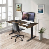 Electric Standing Desk with 55" Tabletop - Black Base