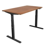 Ultimate Dual Motor Electric Standing Desk with 55" Tabletop - Black Base