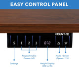 Dual Motor Electric Standing Desk with 55" Tabletop - White Base