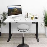 Dual Motor Electric Standing Desk with 55" Tabletop - Black Base