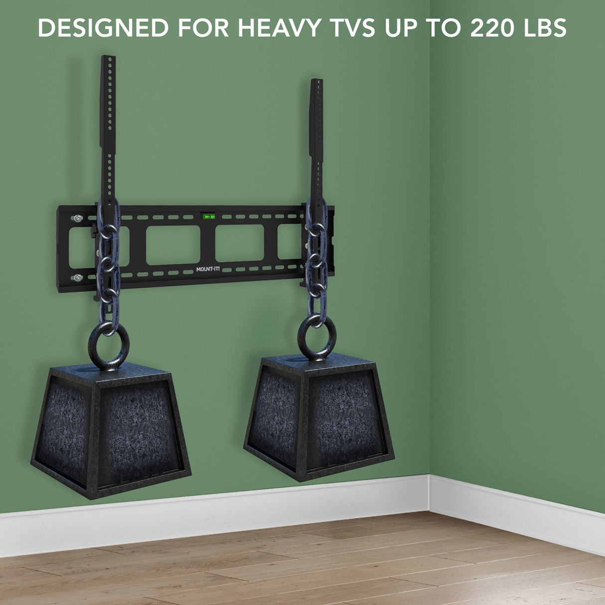 Heavy-Duty Tilt TV Wall Mount