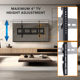 Heavy-Duty Ultra Low Profile TV Wall Mount with Locking Feature