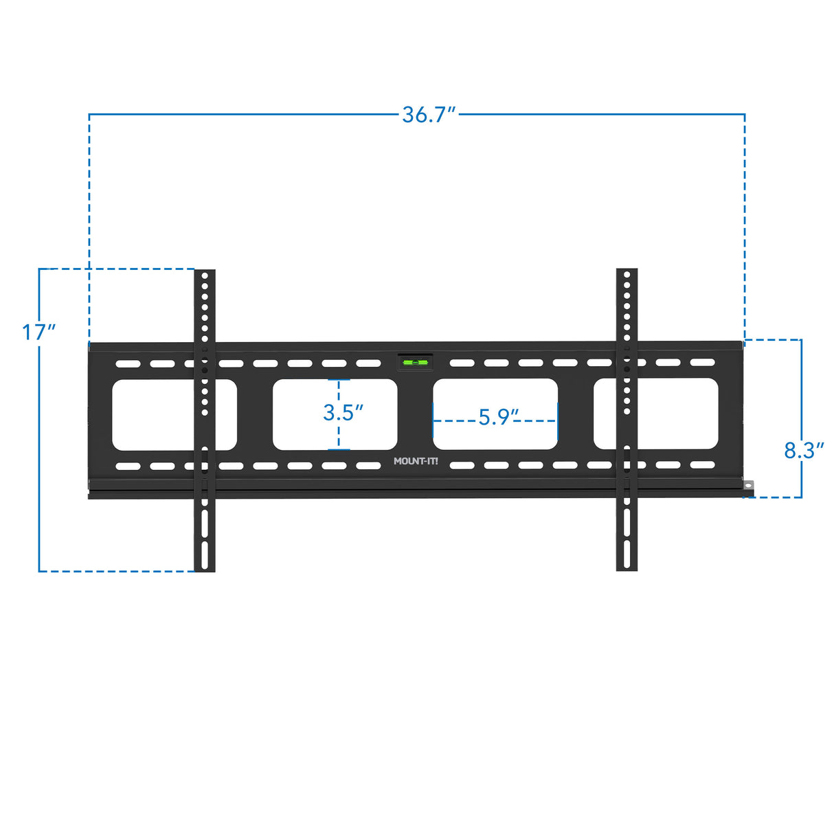 Heavy-Duty Ultra Low Profile TV Wall Mount with Locking Feature