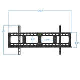 Heavy-Duty Ultra Low Profile TV Wall Mount with Locking Feature