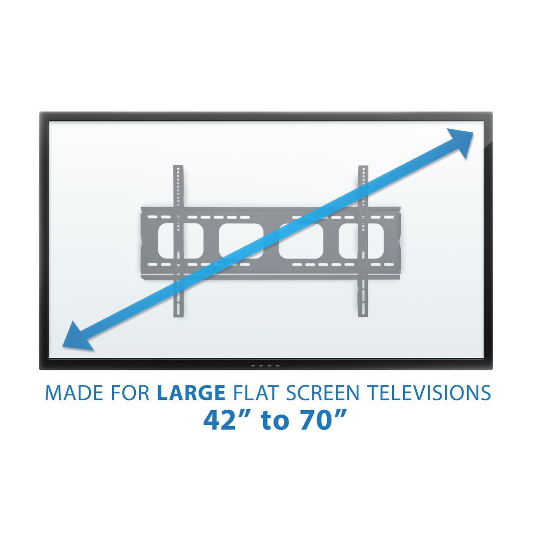 Low Profile Fixed TV Wall Mount