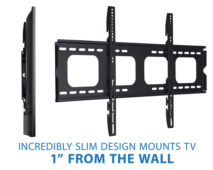 Heavy-Duty Ultra Low Profile TV Wall Mount with Locking Feature