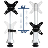 Height Adjustable & Articulating Single Monitor Desk Mount