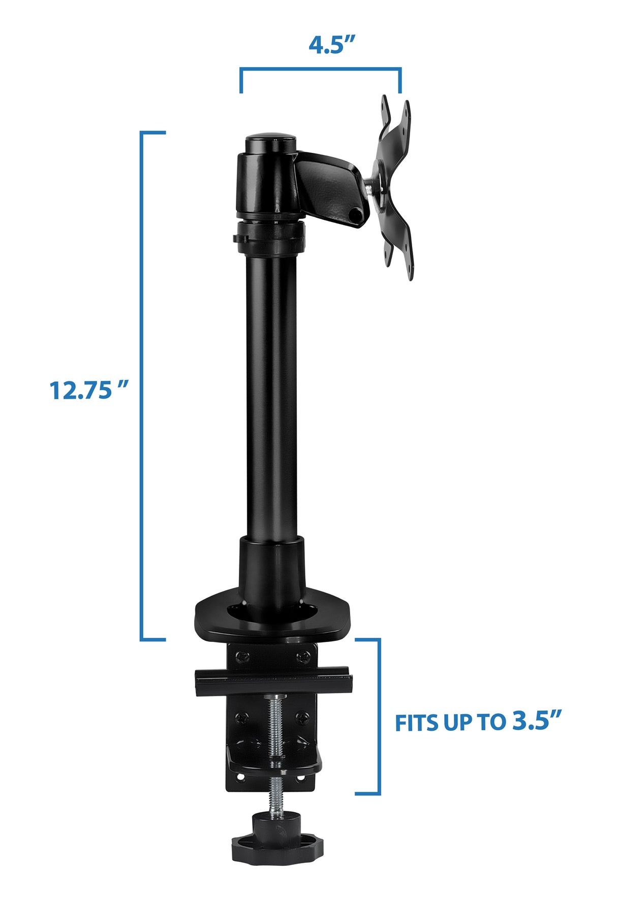 Compact Single Monitor Desk Mount