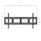 Heavy-Duty Tilt TV Wall Mount